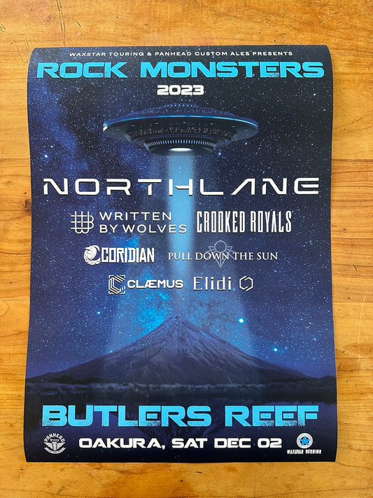 Rock Monsters Festival A2 Poster